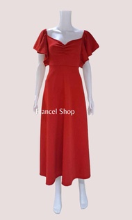 dress for chubby women Gown Wedding Bridal Ninang Sponsor Debut Women’s Maxi Long Dress Formal