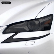 Car Headlight Protection Tint Film Smoke Black TPU Protective Transparent Sticker For Lexus GS 2015-