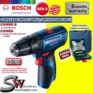 COMBO Bosch GSB120-LI Cordless IMPACT Drill/Driver WITH X-Line,**SOLO or Battery Charger Set GSB 120