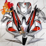 Yamaha LC 135 V1 Coverset Lc 135 Bodyset Set Black Silver Oren Exciter RC Gp Vietnam 217 Orange