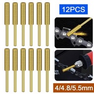 屯團百貨 - [12支裝] 尺寸4.0mm 油鋸銼刀鏈條磨頭 磨棒磨鏈器 電動伐木鋸電鋸鏈條 打磨修復