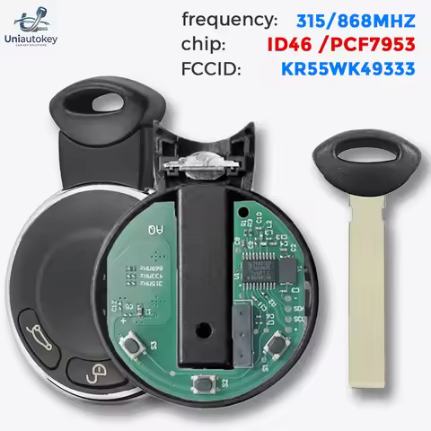 KR55WK49333 Remote Car Key for BMW Mini Cooper Countryman R56 R57 R58 R60 R61 315/868MHz ID46 PCF795