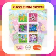 Educational Wooden Puzzle for Children – Size 9x9 cm – Educational Toys for Children's Motor Skills 