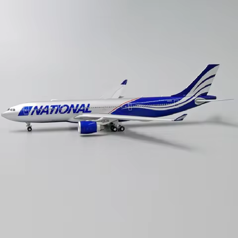 JC Wings 1:400 Scale XX4176 National Airlines A330-200 N819CA Diecasts Aircraft Model Metal Collecti