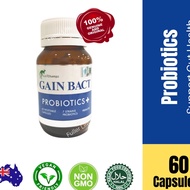 NUTRICHAMPZ Gain Bact (Gainbac) Probiotic Capsules | Support Gut Health Improves Digestive System (6