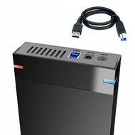 TECHCHIP-HDD Case SATA to USB 3.0 Adapter External Hard Drive Disk Enclosure 3.5 Inch SSD Disk 10TB