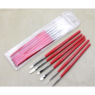 【Made in Korea】Hwahong Makeup Brush Eye Liner Brush, Artist's Paint Brush - 6 Set Brush 380 Series