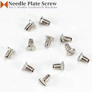 10Pcs Needle Plate Screw Fit JUKI DDL-5550, 8500, 8700, Brother S7200, DB2-C101, T8750, T8420B, T845