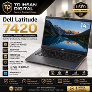 Dell Latitude 7420 14” Laptop Intel Core i7-1185G7 11th Gen 32GB RAM 256GB SSD Iris Xe Windows 11 | 