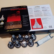 請閱描述Soundcare SuperSpikes M6 M8 螺絲 threads Made in Norway 釘腳連墊