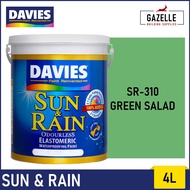 Davies Sun & Rain Acrylic Elastomeric Paint - Greens 4L