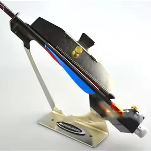 Adjustable Fletching Jig Stick Feather Bonding Make Archery Arrow Feather Adhere