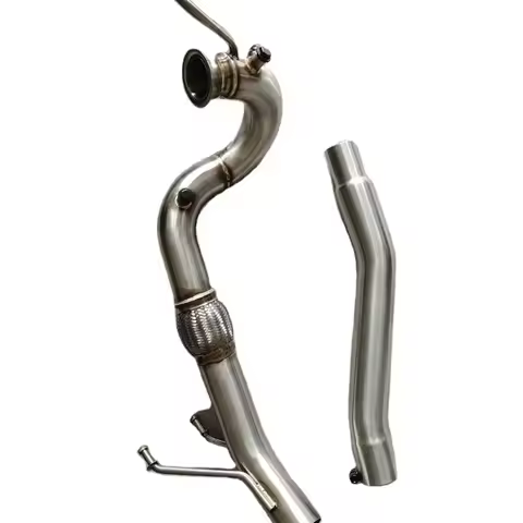 Exhaust Downpipes Stainless for V W GOL F 5 / a UDI A3 8P / 1.9 - 2.0 TDI