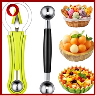 Multi Function Melon Baller Scoop Set Fruit Scooper Ice Cream Baller Watermelon Slicer Kitchen Tool