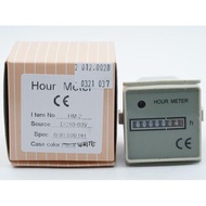 Hourmeter Hm-2 Dc 10V - 60V Hour Meter Engine 0-99,999.9H High Quality - Sku 2.012.0028