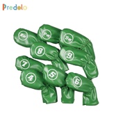[Predolo] 9 Pieces Golf Iron Headcover Set Embroidered Numbers Numbered Iron Covers