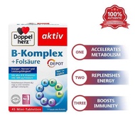 Doppelherz Vitamin B-Complex with Folic Acid 45 Tablets