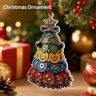Dumbbell Weight Plate Christmas Ornament Designed For Fitness Lovers Adds A Gym Inspired Touch I5R8