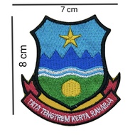 BORDIR ATRIBUT ASN PNS LOGO LOKASI KABUPATEN GARUT