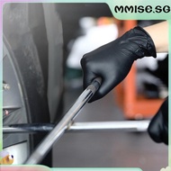 [mmise.sg] 100PCS Disposable Black Nitrile Gloves Black Nitrile Gloves Latex Free Thickened