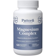 Pattern Wellness Magnesium Complex - Natural + Mood Support, Bone + Muscle Health, Overall Wellness 