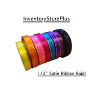 Satin Ribbon 0.5 inch / Satin Ribbon 1.2cm / Reben Satin / 1/2 inch Satin Ribbon