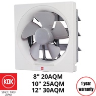 KDK 20AQM 8” / 25AQM 10” / 30AQM 12” Wall Mount Propeller Ventilating Fan / Exhaust Fan