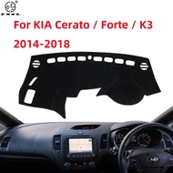 For KIA Forte 2014 2015 2016 2017 2018 YD Cerato K3 Vivaro Anti-Slip Mat Dashboard Cover Sunshade Da