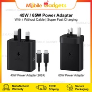 Samsung 45W Power Adapter (2024) / 65W Power Adapter | Original Malaysia New Set