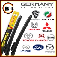 [1 PCS] Ruhe Germany Wiper Perodua Proton Toyota Nissan Mitsubishi Kia Honda Ford Hyundai Premium AA