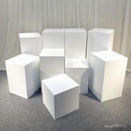 Photo Studio Geometric Table Photography Props Cube White Cube Display Wooden Pier Cube Photography 