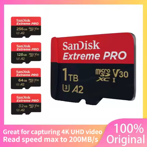 SanDisk Micro SD V30 C10 U3 4K Extreme PRO UHS-I Memory Card TF Card 32GB 64GB 128G 256G 512GB 1TB 2