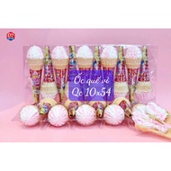 Wholesale blister packs of 10 ice cream cone marshmallows
