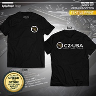 CZ USA Protect Hunt Compete Fire*rms UNISEX Premium Cotton Shirt - GN - Aydiya Clothing - TEXTILE PR