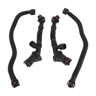 AP03 4PCS Crankcase Vent Breather Hose for BMW 550i 650i 750Li Alpina B7L X5 X6 11157575641 11157575