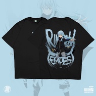 T-shirt Rimuru Tempest Tensei shitara Slime Datta ken Demon Lord Manga Anime Tiedye Japanese Baju Ja