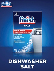 [HCM] Hộp nguyên 4kg / Bịch 2kg (Tách lẻ từ hộp 4kg) - Muối làm mềm nước Finish (Dùng cho máy rửa ch