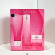New Arrival 2025 Fashion 72 New Packaging Estee Lauder Red Pomegranate Three-Piece Set a24 Code Cont