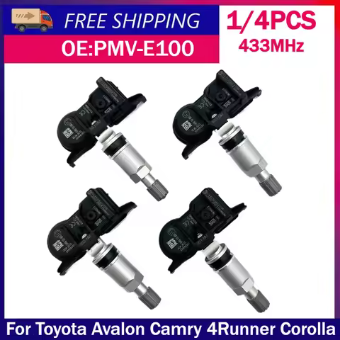 1/4PCS PMV-E100 Tire Pressure Monitor Sensor For Toyota C-HR Camry bZ4X Aygo Mirai Yaris Corolla Cro