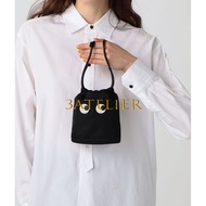 ANYAHINDMARCH Eyes Drawstring Pouch in Black Econyl®