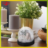Photo Snow Globe Snow Globe with Sublimation Blank Paper Blank Picture Snow Globe yuanjingyouzhang