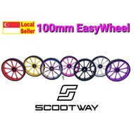 100mm Easy Wheel for Birdy/Brompton/3Sixty/Pikes (One Piece)