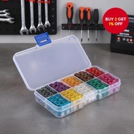 50 Piece Blade Fuse Kit, Medium Profile, Assorted Set from 2 to 35 Amp with Storage Box and Clips  5