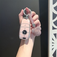TPU Car Key Case Cover for Mercedes Benz E C S GLC Class E200 E400 E63 W213 S550 S560 C260 A200 Key 