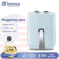 SIMMO Air Fryer 6L 1200w Oil-Free Non-Stick