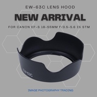 EW-63C EW63C Flower Lens Hood For Canon EF-S 18-55mm f/3.5-5.6 IS STM Lens (Ready Stock In Malaysia)