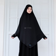 Alsyahra Exclusive Set Khimar Syari Shofa Niqab Poni Soft Crown Premium