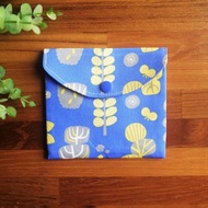 小物收納包/口罩收納包/小物包/棉棉包=日本布料=童話手繪樹=明藍