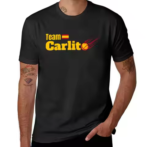 CARLOS ALCARAZ-ALCARAZ-TEAM ALCARAZ T-Shirt plain boys whites heavyweights big and tall t shirts for
