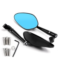 รถจักรยานยนต์ กระจก CNC สำหรับ Honda XADV PCX MSX Yamaha MT03 MT07 MT09 Kawasaki Z650 Z750 Z800 Z900